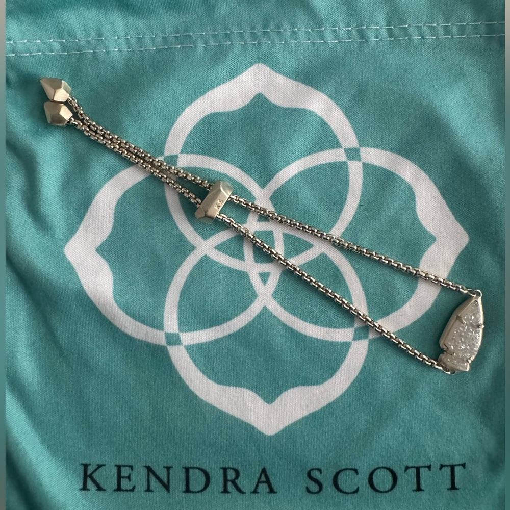 Kendra Scott Gold and Iridescent Drusy Bracelet